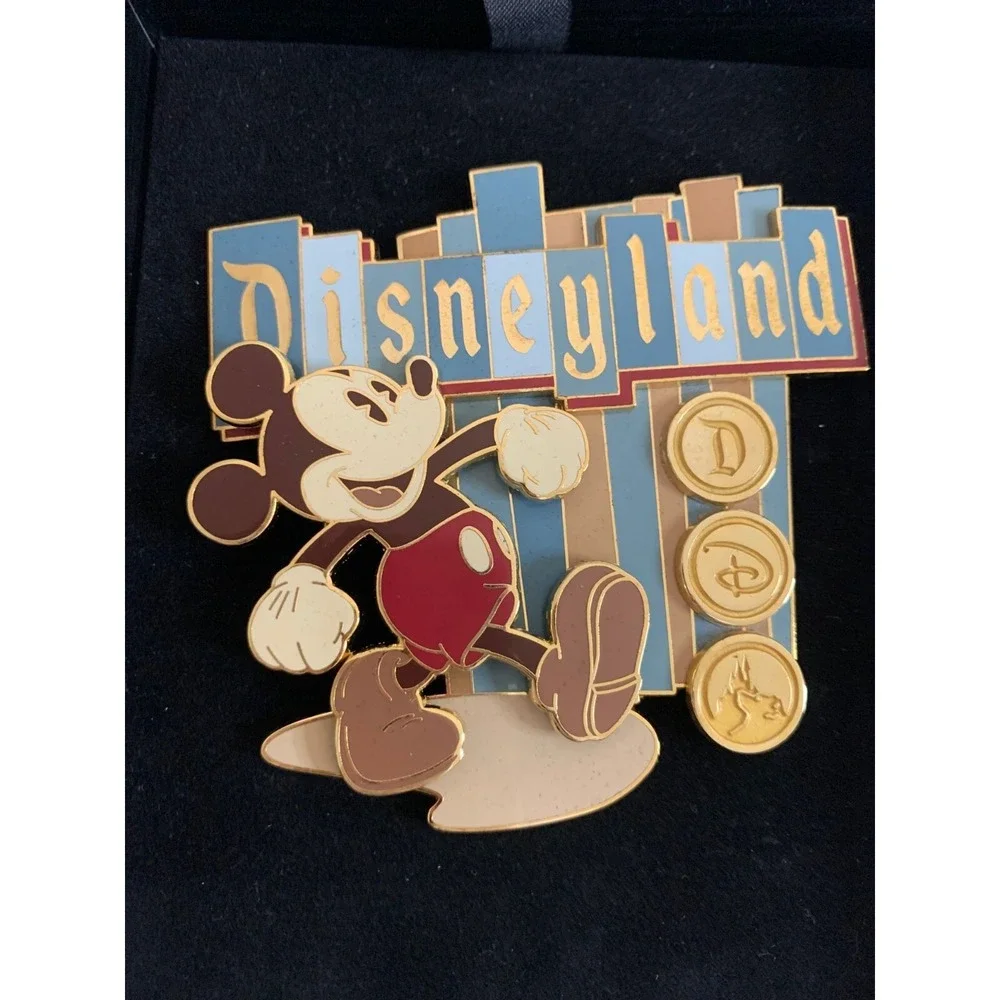 Disneyland 2006 Mickey Disneyland Sign Jumbo Pin 750 Ltd Edit Mike Wood Artist - Picture 4 of 6
